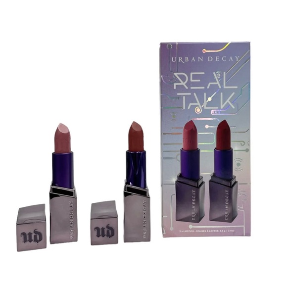 URBAN DECAY REAL TALK VICE LIPSTICK DUO - BACKTALK/CALLBACK - Picture 7 of 10